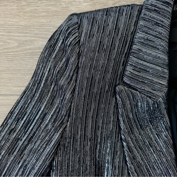 Isabel Marant Denel Double-Breasted Metallic Cocktail Blazer - Picture 7 of 13